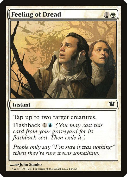 Carta MTG-Feeling of Dread-Innistrad-14-EN-EX- C