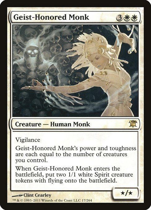 Carta MTG-Monaca Rispettata dal Geist-Innistrad-17-ITA-EX- R