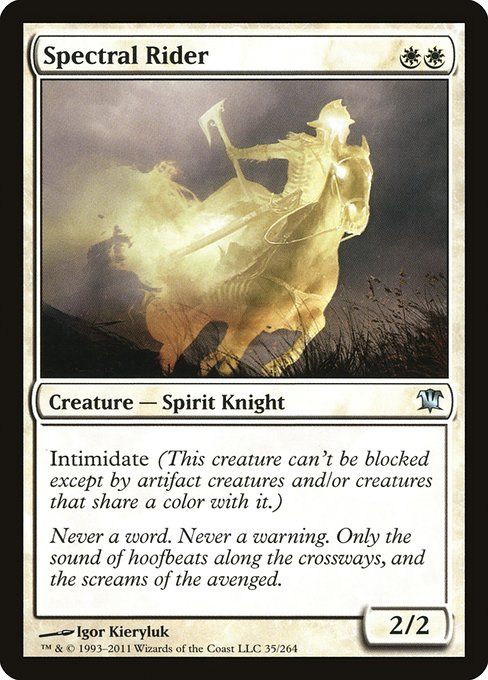 Carta MTG-Cavaliere Spettrale
-Innistrad-35-ITA-EX- U
