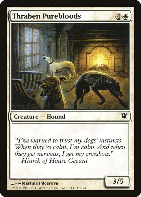 Carta MTG-Thraben Purebloods-Innistrad-37-EN-EX- C