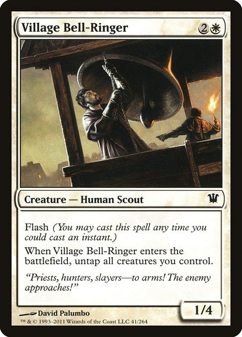 Carta MTG-Village Bell-Ringer-Innistrad-41-EN-EX- C