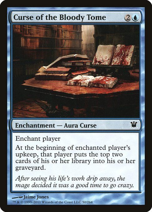 Carta MTG-MaledizionedelTomoInsanguinato-Innistrad-50-ITA-EX- C