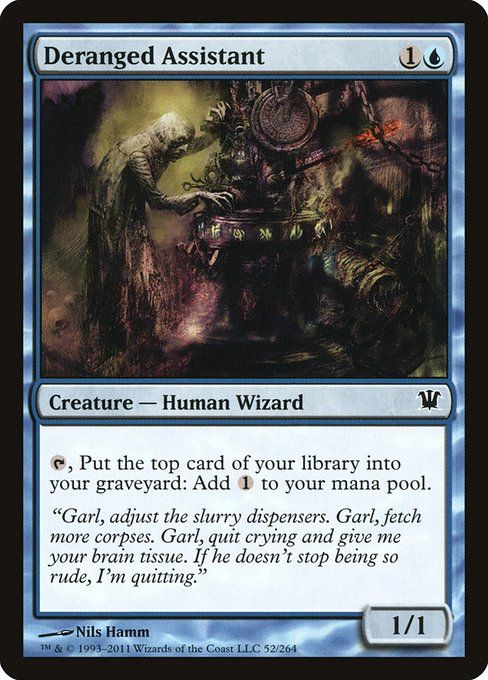 Carta MTG-Assistente Pazzo-Innistrad-52-ITA-EX- C