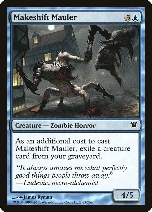 Carta MTG-Picchiatore Improvvisato-Innistrad-65-ITA-EX- C