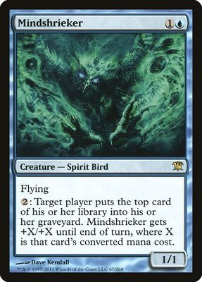 Carta MTG-Mindshrieker-Innistrad-67-EN-EX- R Carta MTG-Mindshrieker-Innistrad-67-EN-EX- R