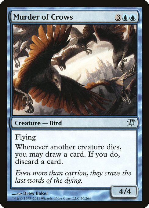 Carta MTG-Stormo di Corvi-Innistrad-70-ITA-EX- U