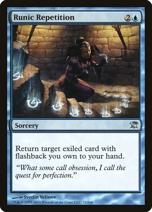 Carta MTG-Runic Repetition-Innistrad-72-EN-EX- U