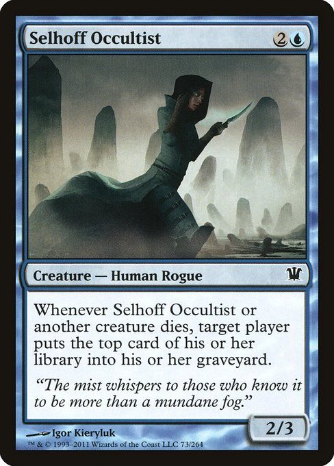 Carta MTG-Selhoff Occultist-Innistrad-73-EN-EX- C