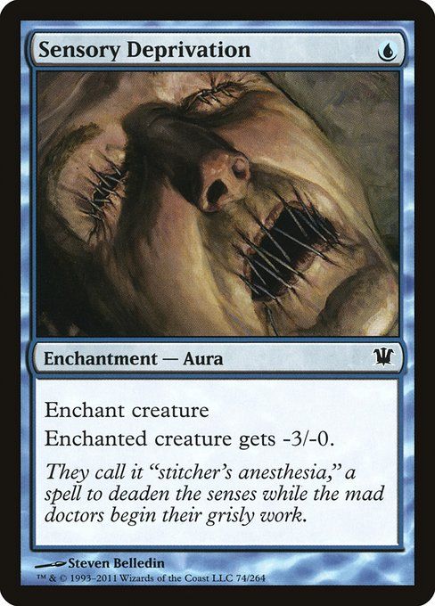 Carta MTG-Perdita Sensoriale-Innistrad-74-ITA-EX- C