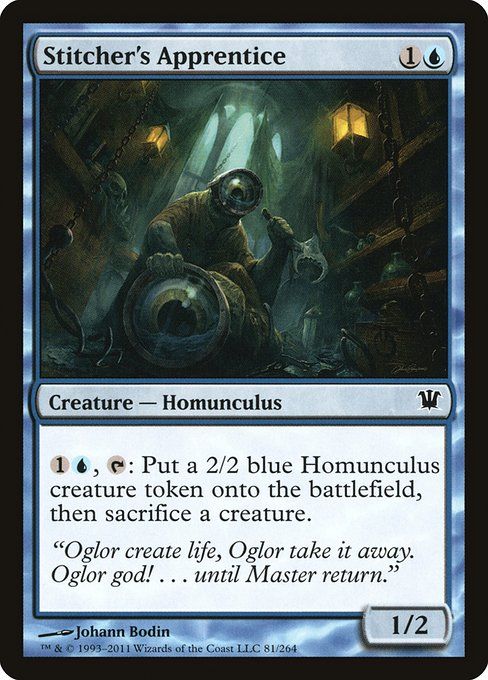 Carta MTG-Apprendista del Cucitore-Innistrad-81-ITA-EX- C