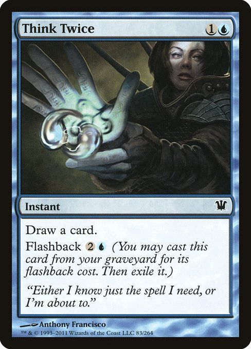 Carta MTG-Pensarci Due Volte-Innistrad-83-ITA-EX- C
