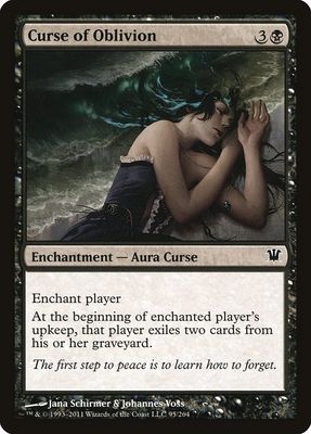 Carta MTG-Maledizione dell’Oblio-Innistrad-95-ITA-EX- C