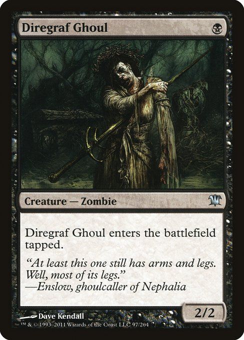 Carta MTG-Ghoul del Cimitero di Guerra-Innistrad-97-ITA-EX- U