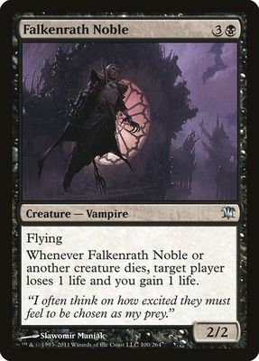 Carta MTG-Nobile Falkenrath-Innistrad-100-ITA-EX- U