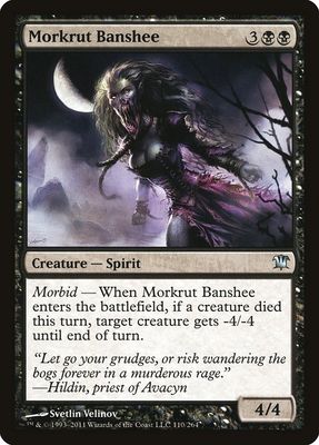 Carta MTG-Morkrut Banshee-Innistrad-110-EN-EX- U