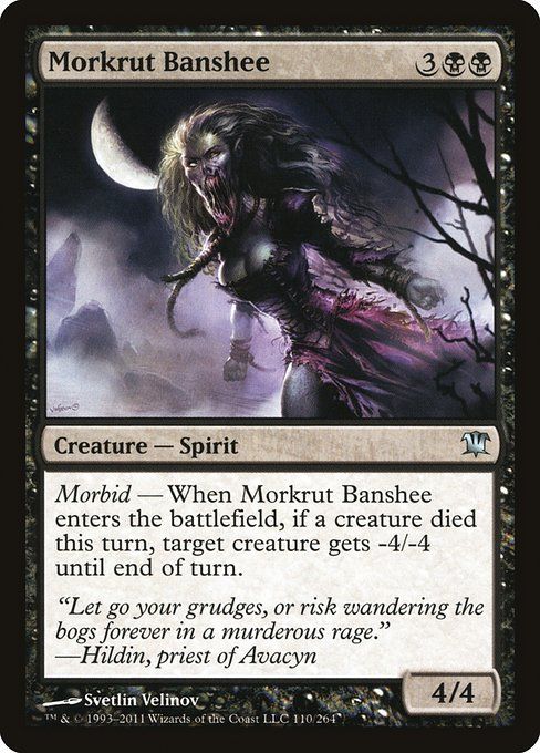 Carta MTG-Banshee di Morkrut-Innistrad-110-ITA-EX- U