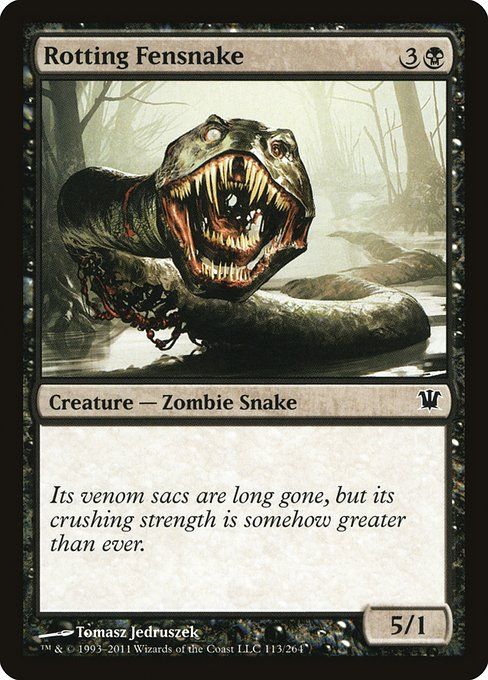 Carta MTG-Serpe delle Paludi Putrefatta-Innistrad-113-ITA-EX- C