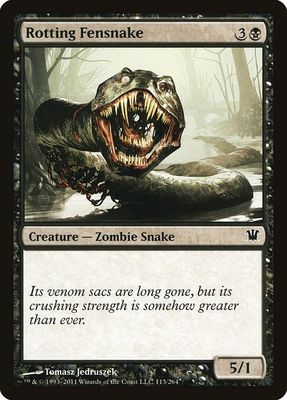 Carta MTG-Serpe delle Paludi Putrefatta-Innistrad-113-ITA-EX- C