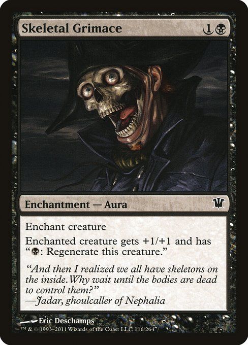 Carta MTG-Ghigno Scheletrico-Innistrad-116-ITA-EX- C