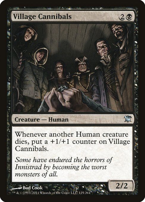 Carta MTG-Village Cannibals-Innistrad-125-EN-EX- U
