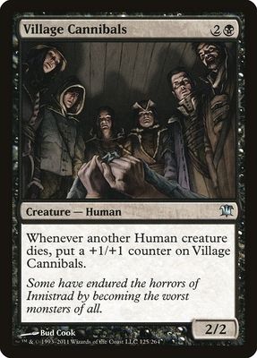 Carta MTG-Village Cannibals-Innistrad-125-EN-EX- U