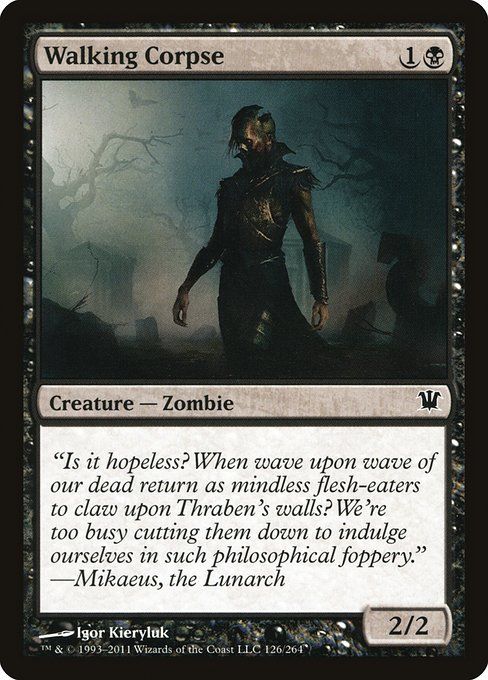 Carta MTG-Cadavere Ambulante-Innistrad-126-ITA-EX- C