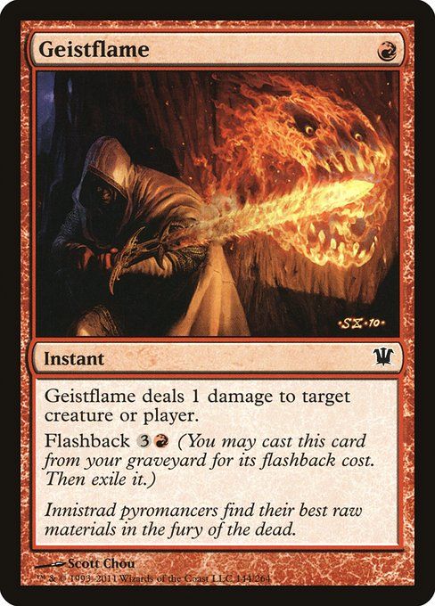 Carta MTG-Fiamma di Geist-Innistrad-144-ITA-EX- C