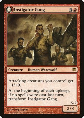 Carta MTG-Banda di Fomentatori / Branco del..-Innistrad-149-ITA-EX- R