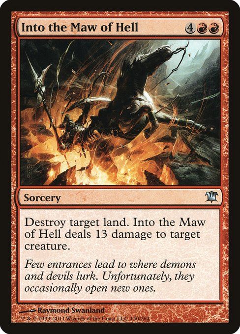 Carta MTG-Nelle Fauci dell’Inferno-Innistrad-150-ITA-EX- U