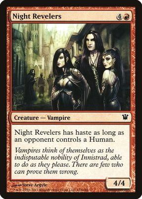Carta MTG-Night Revelers-Innistrad-153-EN-EX- C