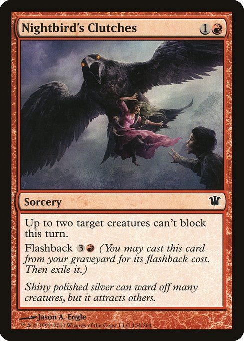 Carta MTG-Grinfie dell’Uccello Notturno-Innistrad-154-ITA-EX- C