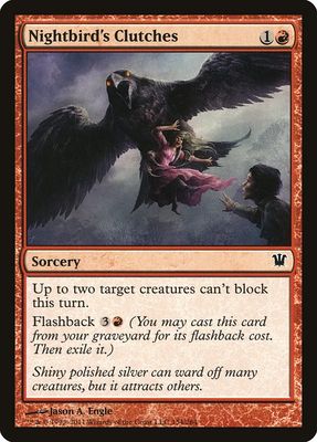 Carta MTG-Grinfie dell’Uccello Notturno-Innistrad-154-ITA-EX- C