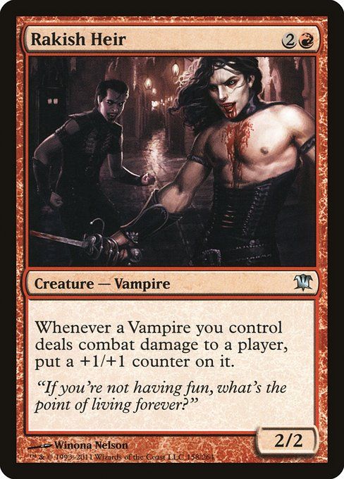 Carta MTG-Erede Dissoluto
-Innistrad-158-ITA-EX- U