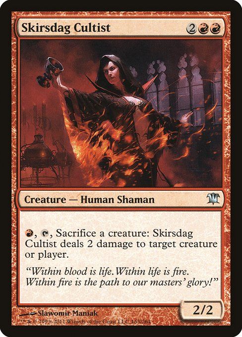 Carta MTG-Skirsdag Cultist-Innistrad-163-EN-EX- U