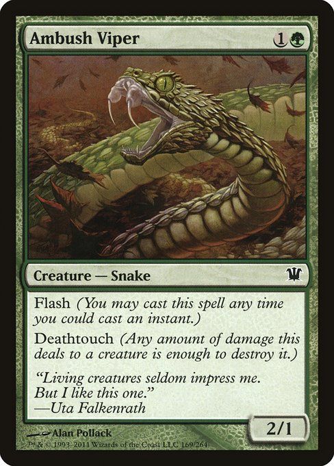 Carta MTG-Vipera in Agguato-Innistrad-169-ITA-EX- C