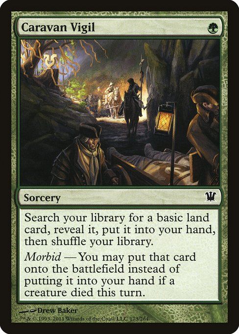 Carta MTG-Veille de caravane-Innistrad-173-FRA-EX- C