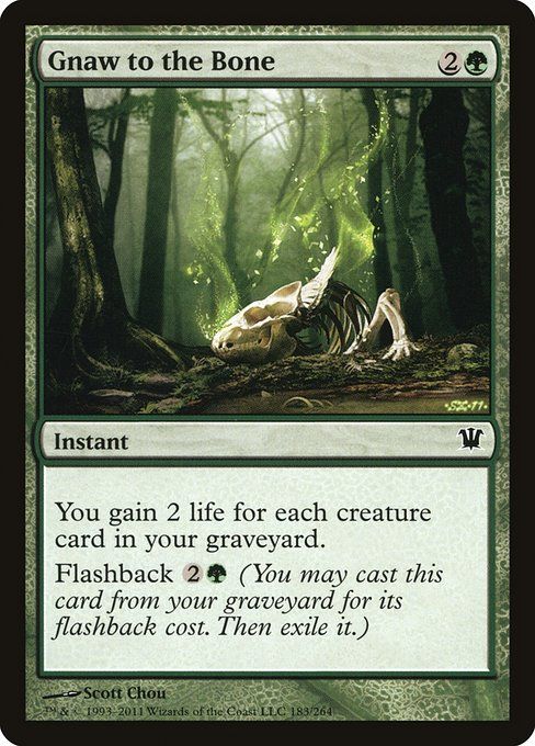 Carta MTG-Rosicchiare Fino all’Osso-Innistrad-183-ITA-EX- C
