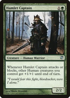 Carta MTG-Capitano del Borgo-Innistrad-187-ITA-EX- U