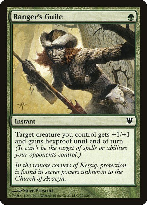 Carta MTG-Astuzia del Ranger-Innistrad-201-ITA-EX- C