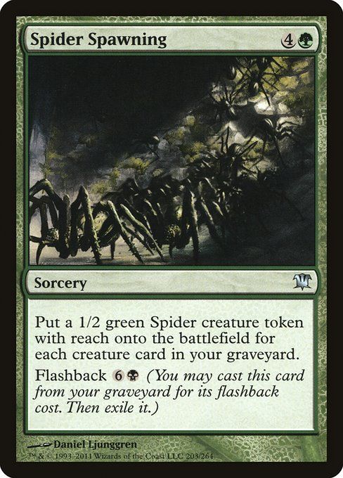 Carta MTG-Spider Spawning-Innistrad-203-EN-EX- U