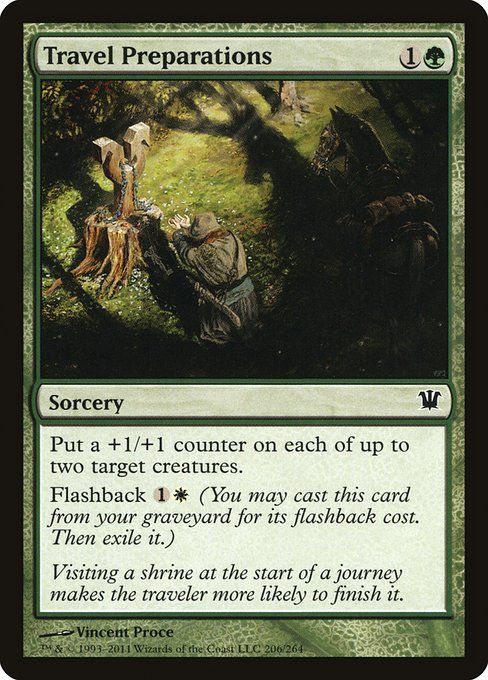 Carta MTG-Preparativi di Viaggio-Innistrad-206-ITA-EX- C