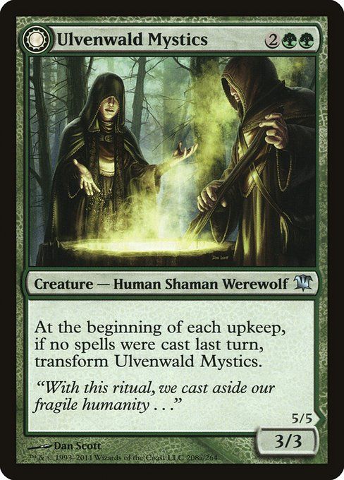 Carta MTG-Mistici di Ulvenwald/Primitivi di Ulvenwald-Innistrad-208-ITA-EX- U