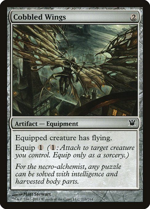 Carta MTG-Cobbled Wings-Innistrad-219-EN-EX- C
