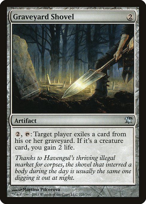 Carta MTG-Badile da Cimitero-Innistrad-225-ITA-EX- U