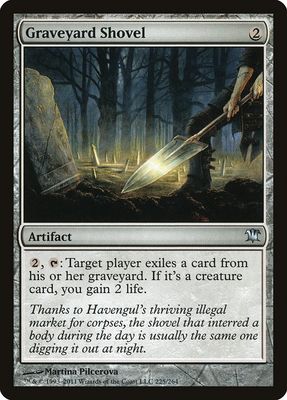 Carta MTG-Badile da Cimitero-Innistrad-225-ITA-EX- U