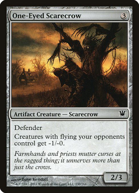 Carta MTG-Épouvantail borgne-Innistrad-230-FRA-EX- C