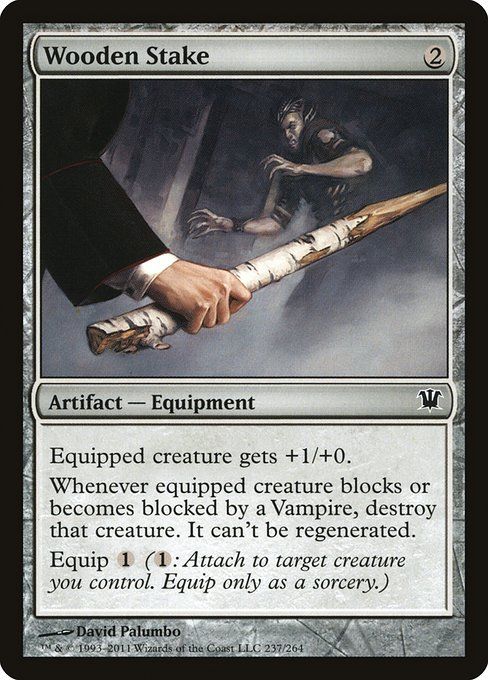 Carta MTG-Paletto di Legno-Innistrad-237-ITA-EX- C