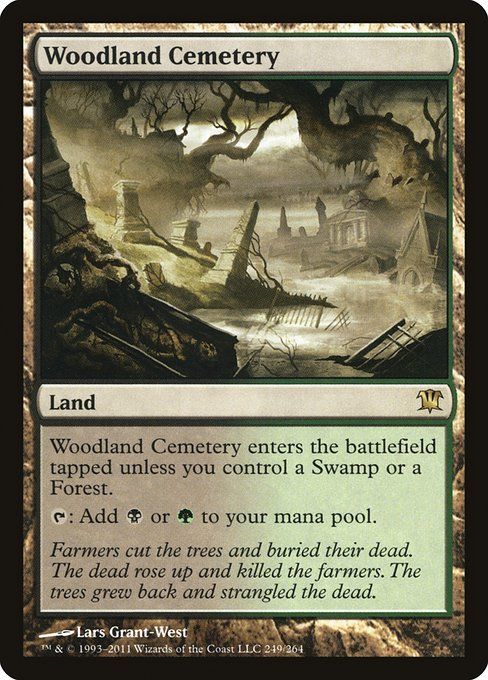Carta MTG-Woodland Cemetery-Innistrad-249-EN-EX- R
