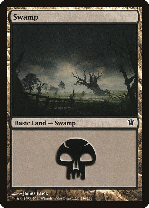 Carta MTG-Palude (V.1)-Innistrad-256-ITA-EX- C