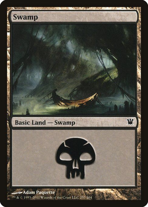 Carta MTG-Palude (V.2)-Innistrad-257-ITA-EX- C
